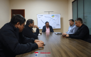 Reunión del intendente Don Hernán Rivas con Maximiliano Camusso y Camilo Riquelme
